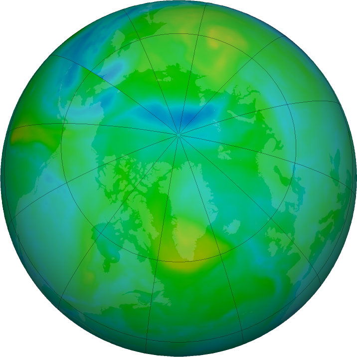 Arctic ozone map for 30 August 2022